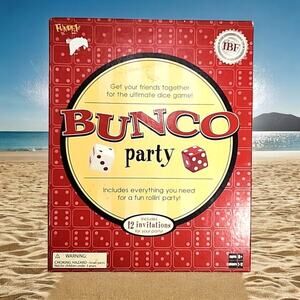 BUNCO Party Game by FUNDEX 2004 Ultimate Dice Game for 2-12 Players New Unsealed